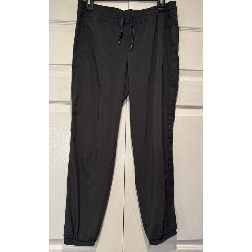 Athleta Women 6 Navy Blue Joggers Gym Travel Comfort Classic Soft Light Pants